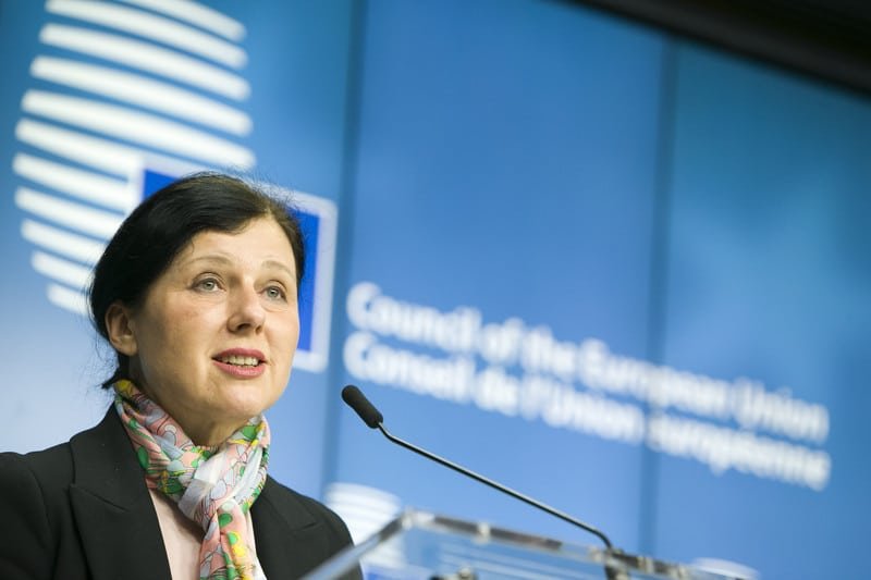Terms of service Vera Jourova